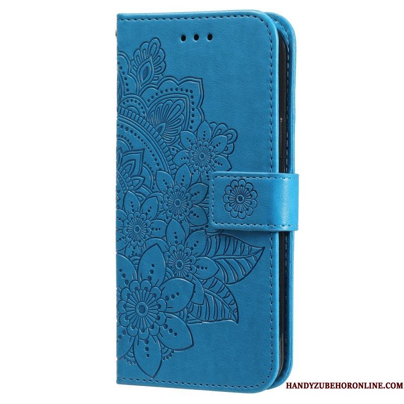 Folio-hoesje voor Samsung Galaxy S22 5G Bloemmandala