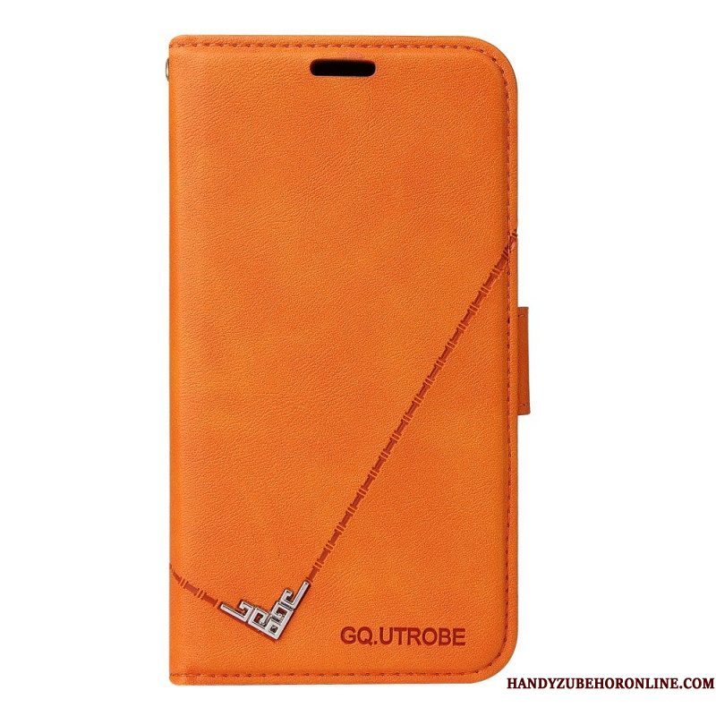 Folio-hoesje voor Samsung Galaxy S22 5G Kunstleer Gq.utrobe