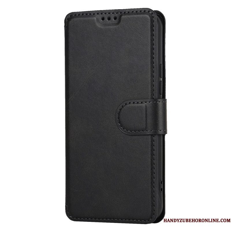 Folio-hoesje voor Samsung Galaxy S22 5G Mat Vintage Leereffect