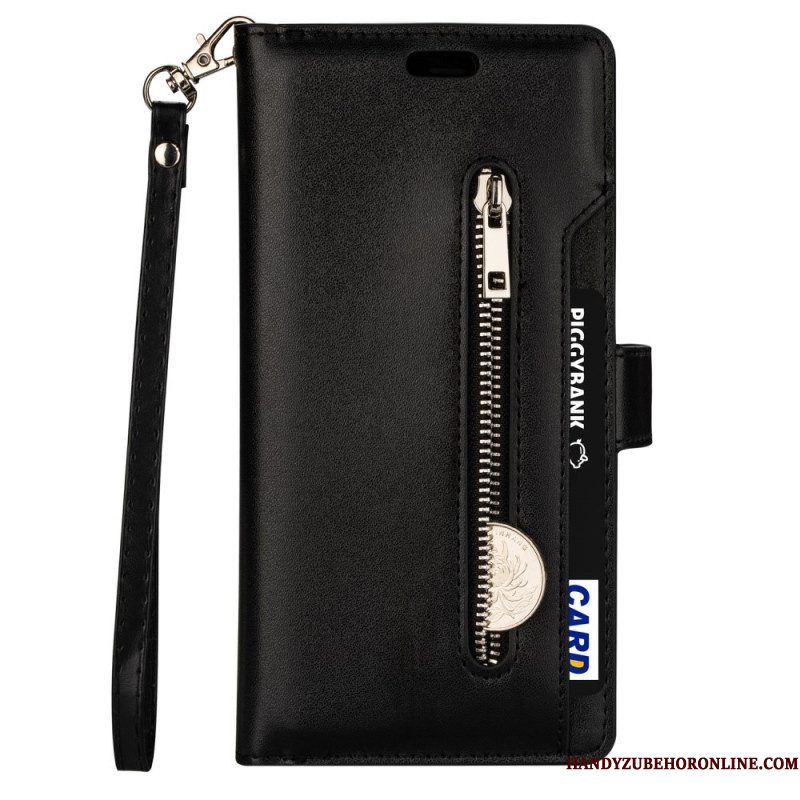 Folio-hoesje voor Samsung Galaxy S22 5G Portemonnee & Lanyard