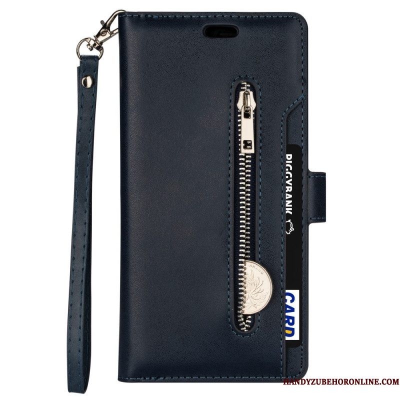 Folio-hoesje voor Samsung Galaxy S22 5G Portemonnee & Lanyard