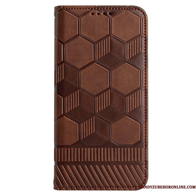 Folio-hoesje voor Samsung Galaxy S23 5G Voetbal Bal Patroon