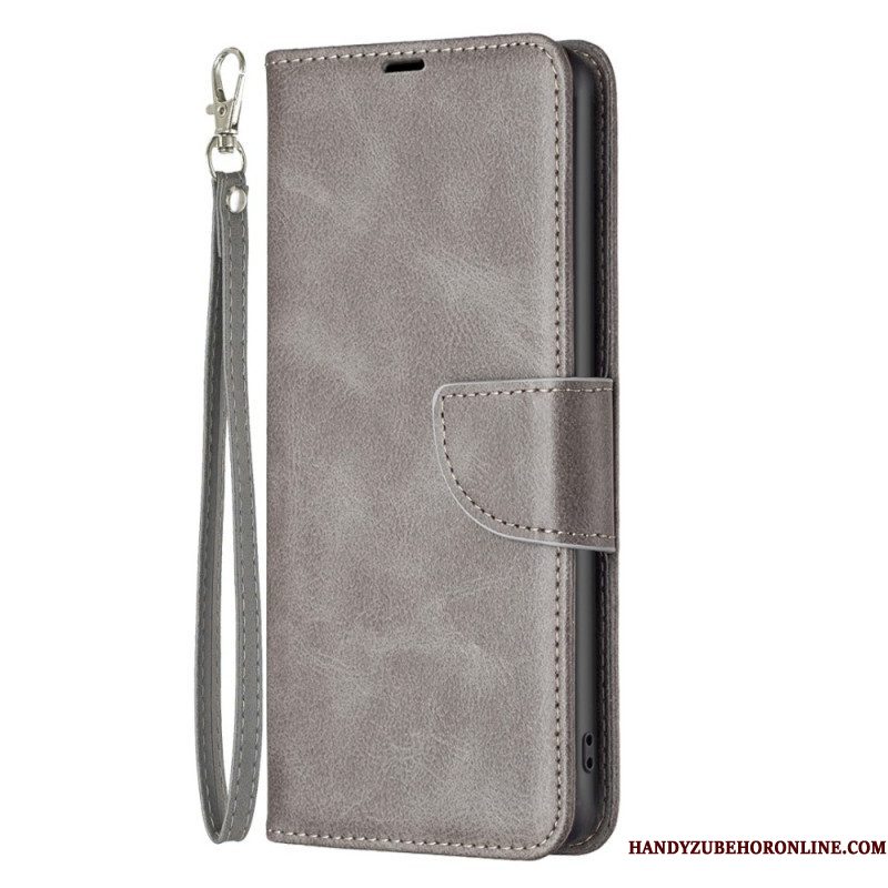 Folio-hoesje voor Samsung Galaxy S23 Plus 5G Schuine Sluiting