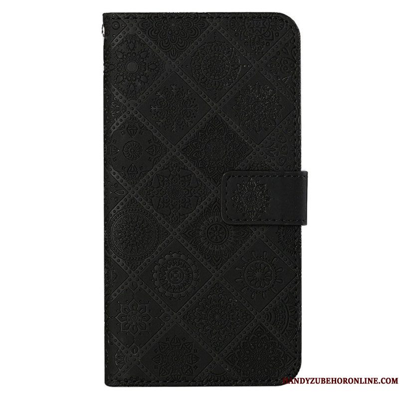 Folio-hoesje voor Samsung Galaxy S23 Plus 5G Tapijt Patroon