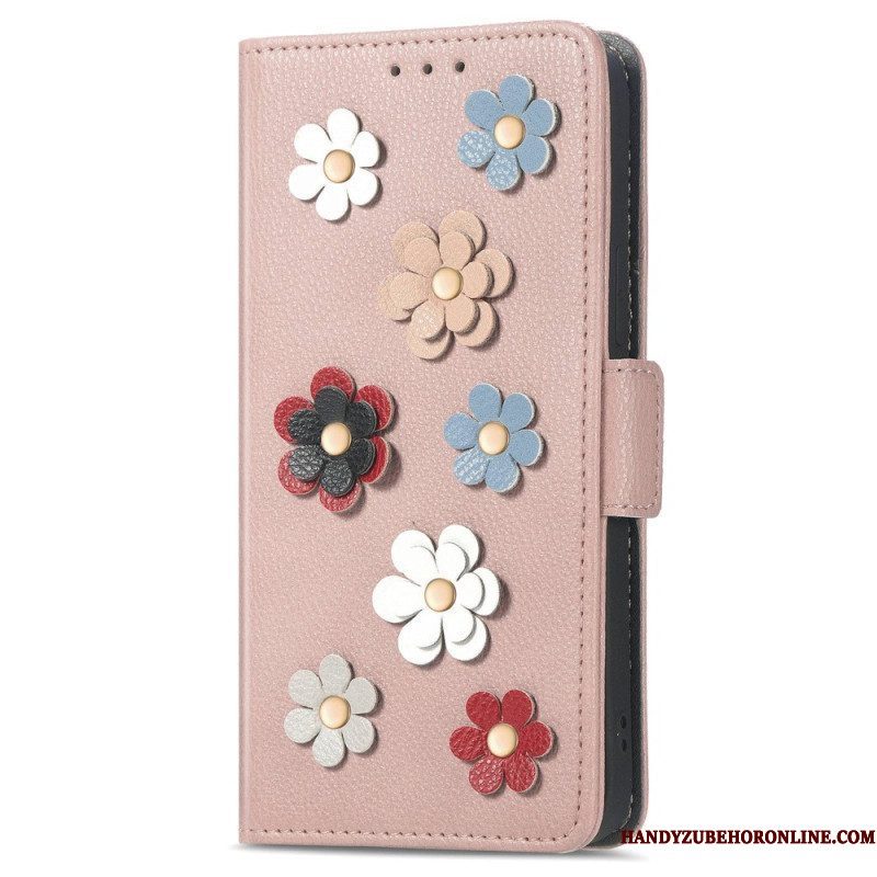 Folio-hoesje voor Sony Xperia 1 IV Decoratieve Bloemen