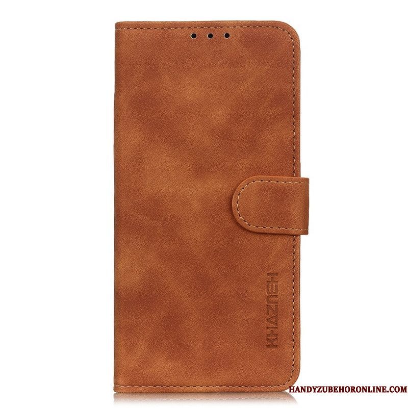 Folio-hoesje voor Sony Xperia 1 IV Khazneh Vintage Leereffect