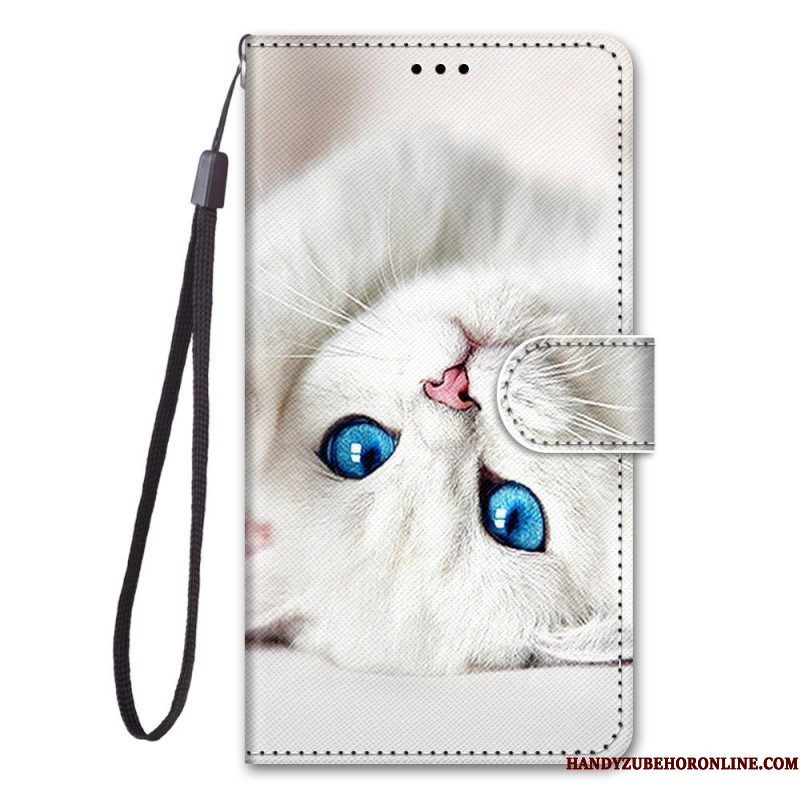 Folio-hoesje voor Xiaomi 12 / 12X Katten Met Lanyard