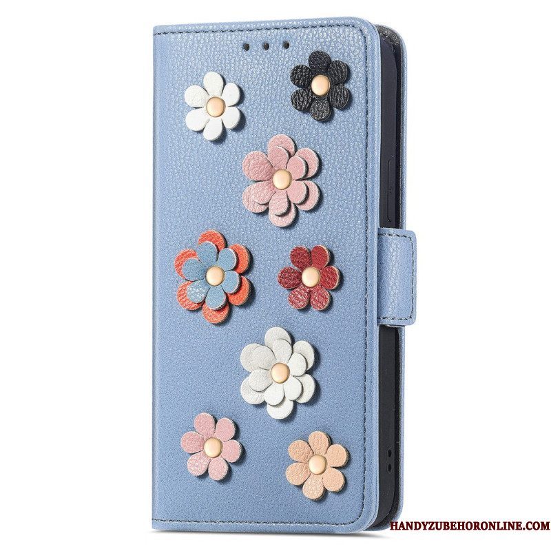 Folio-hoesje voor Xiaomi 13 Decoratieve Bloemen