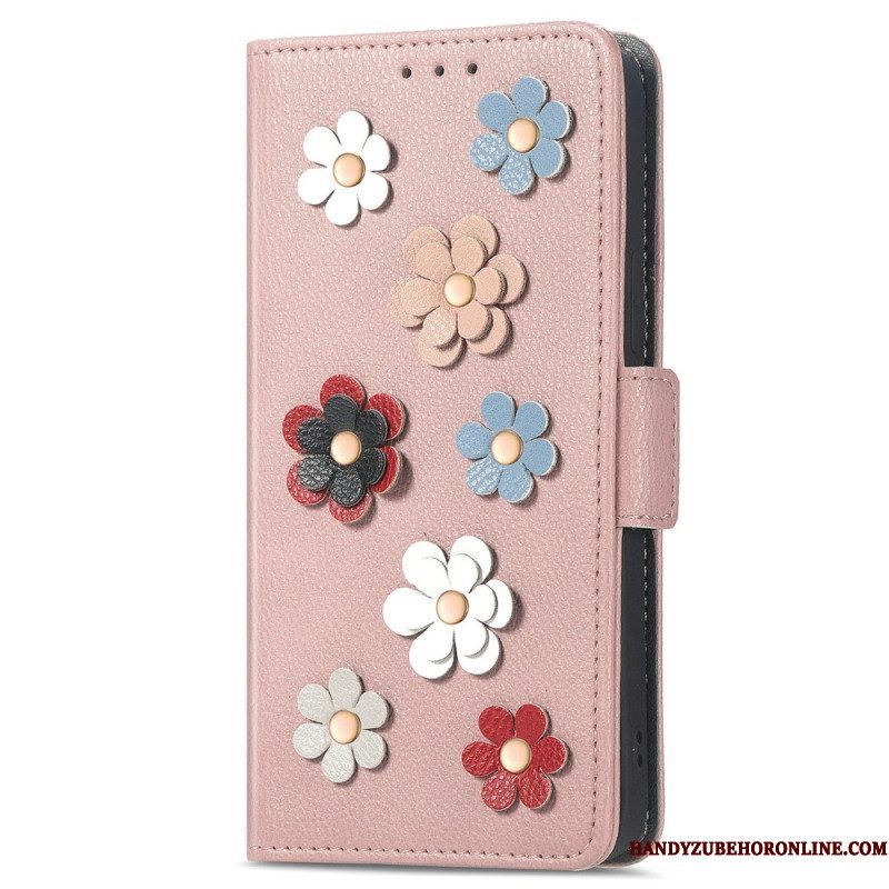 Folio-hoesje voor Xiaomi 13 Decoratieve Bloemen