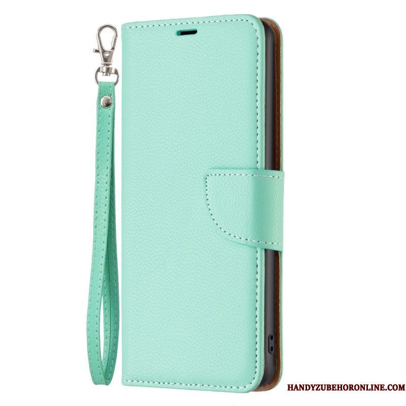 Folio-hoesje voor Xiaomi 13 Lite Lychee Schuine Sluiting