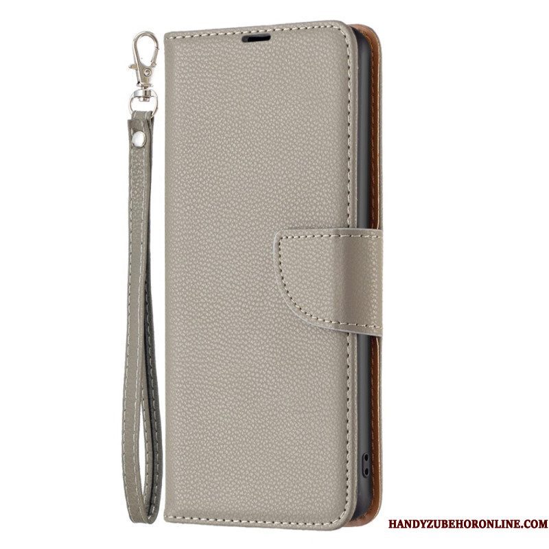 Folio-hoesje voor Xiaomi 13 Lychee Schuine Sluiting