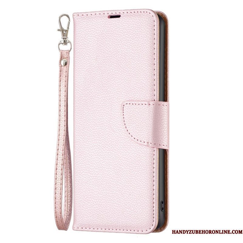 Folio-hoesje voor Xiaomi 13 Lychee Schuine Sluiting