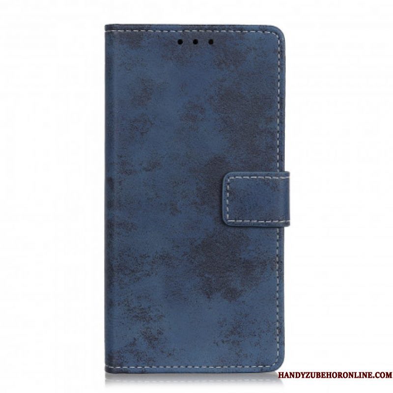 Folio-hoesje voor Xiaomi Redmi Note 10 / 10S Vintage Leereffect