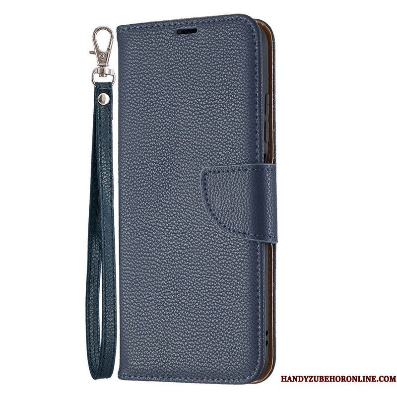 Folio-hoesje voor Xiaomi Redmi Note 10 5G Flip Case Lychee Rabat Schuin