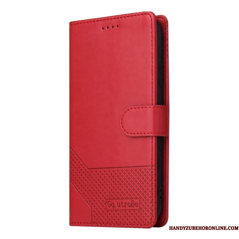 Folio-hoesje voor Xiaomi Redmi Note 10 Pro Ledereffect Gq.utrobe