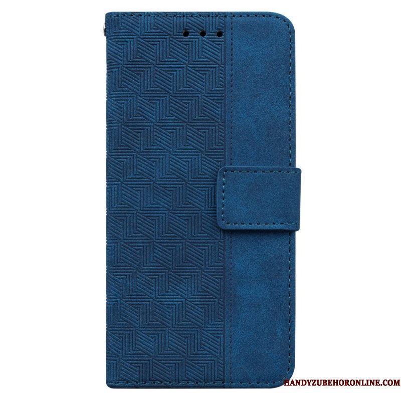 Folio-hoesje voor Xiaomi Redmi Note 11 / 11S Met Ketting Patroon Met Bandjes