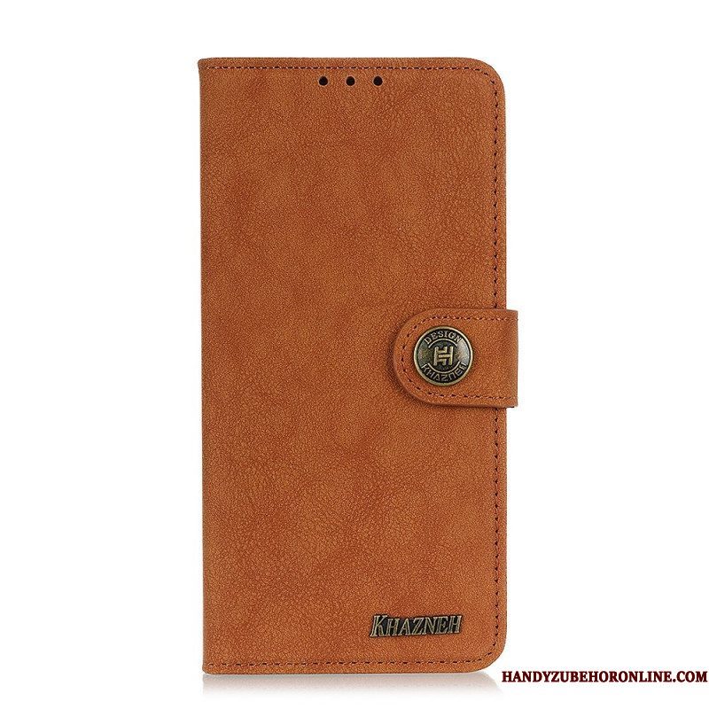 Folio-hoesje voor Xiaomi Redmi Note 11 Pro Plus 5G Khazneh Retro Splitleer