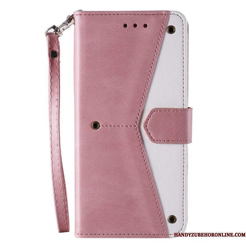 Folio-hoesje voor Xiaomi Redmi Note 11 Pro Plus 5G Skin-touch-naden