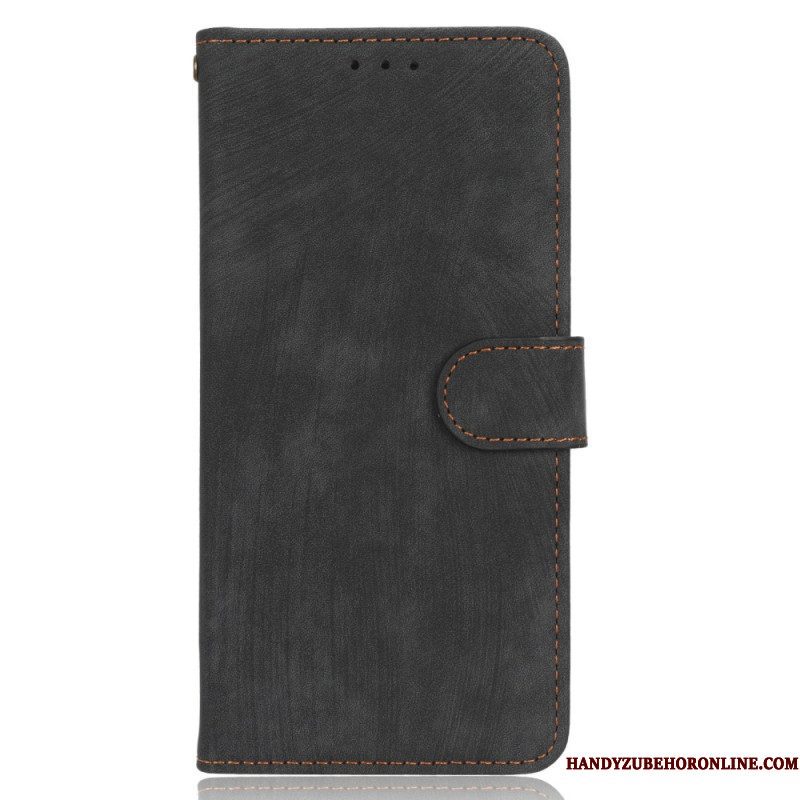 Folio-hoesje voor Xiaomi Redmi Note 12 4G Vintage Zichtbare Naden