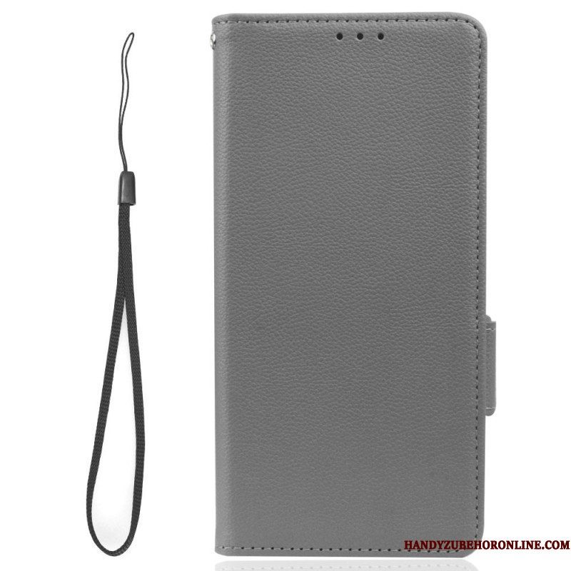 Folio-hoesje voor Xiaomi Redmi Note 12 Pro Met Ketting Dunne Bandjes