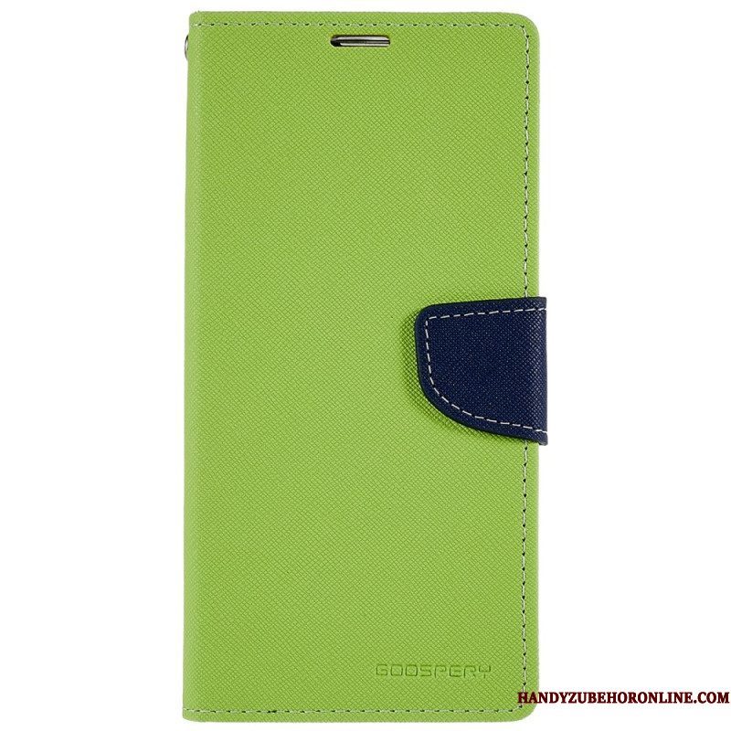 Folio-hoesje voor iPhone 14 Pro Max Tweekleurige Mercury Goospery