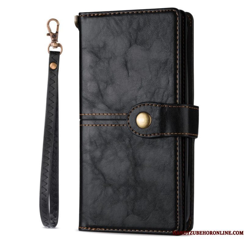 Folio-hoesje voor iPhone 14 Pro Max Vintage Multifunctioneel