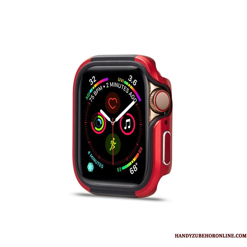 Hoesje Apple Watch Series 3 Bescherming Trend Omlijsting, Hoes Apple Watch Series 3 Metaal Persoonlijk