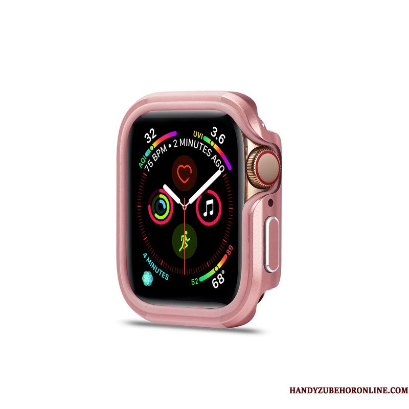 Hoesje Apple Watch Series 3 Bescherming Trend Omlijsting, Hoes Apple Watch Series 3 Metaal Persoonlijk