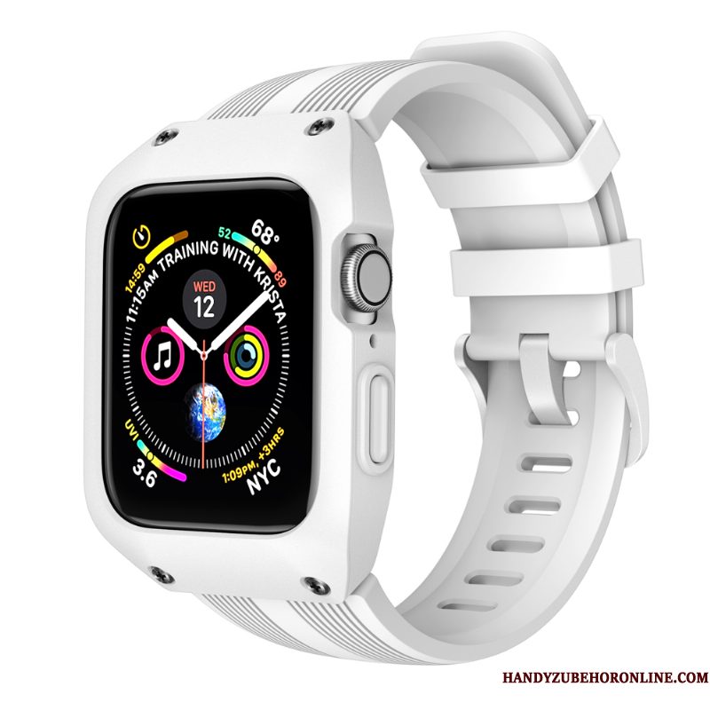 Hoesje Apple Watch Series 4 Scheppend Anti-fall Sport, Hoes Apple Watch Series 4 Bescherming Groen