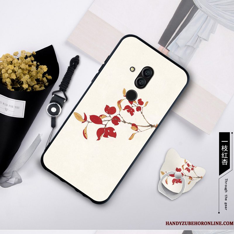 Hoesje Huawei Mate 20 Lite Zakken Telefoon Groen, Hoes Huawei Mate 20 Lite Hanger Anti-fall