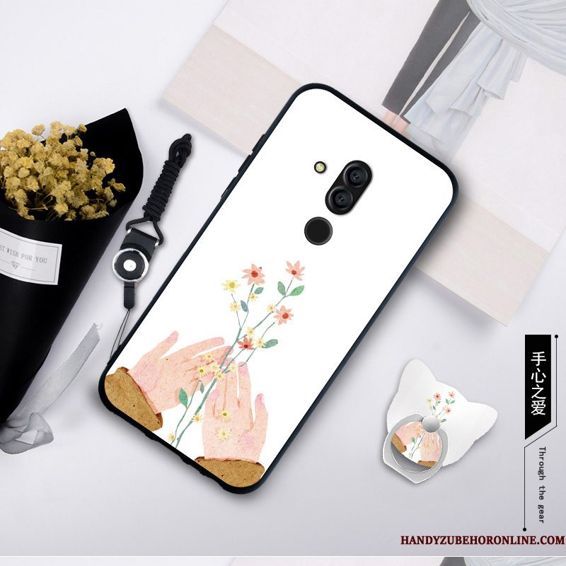 Hoesje Huawei Mate 20 Lite Zakken Telefoon Groen, Hoes Huawei Mate 20 Lite Hanger Anti-fall