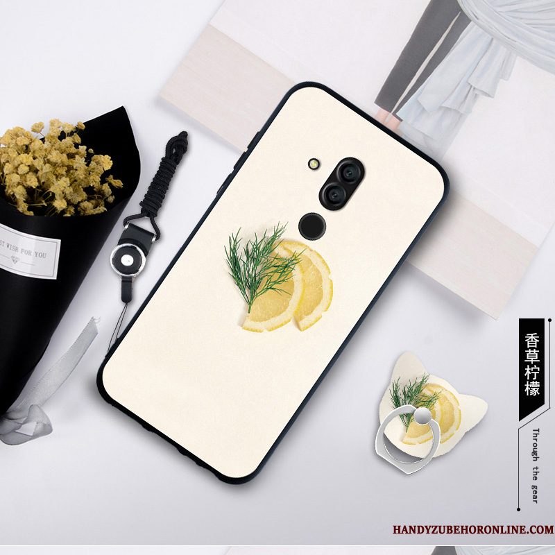 Hoesje Huawei Mate 20 Lite Zakken Telefoon Groen, Hoes Huawei Mate 20 Lite Hanger Anti-fall