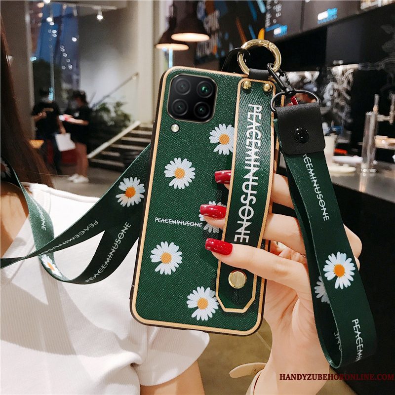 Hoesje Huawei P40 Lite Zacht Dun Anti-fall, Hoes Huawei P40 Lite Siliconen Schrobben Hanger