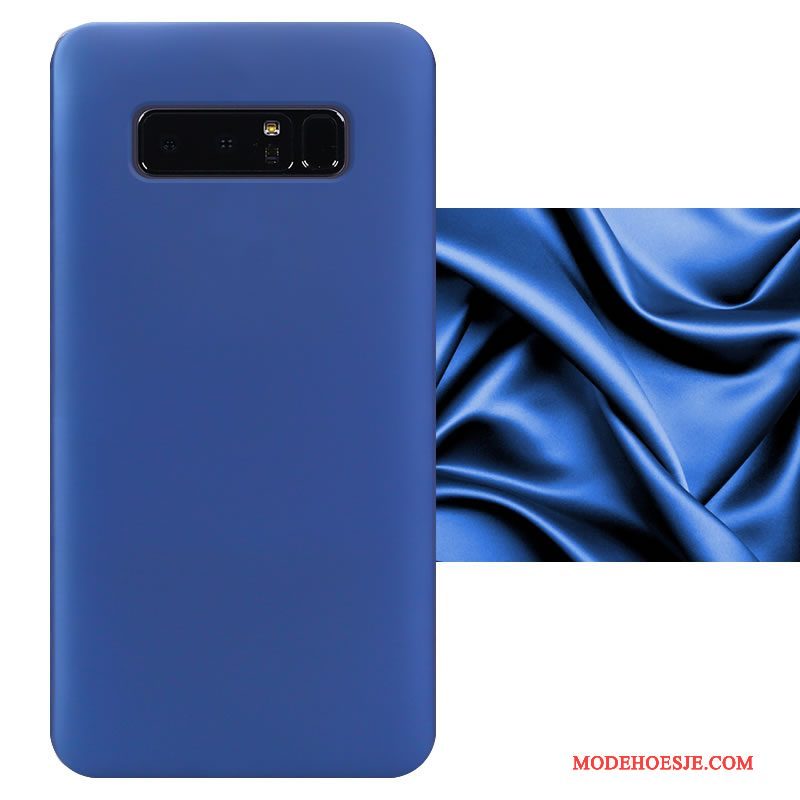 Hoesje Samsung Galaxy Note 8 Bescherming Donkerblauwtelefoon, Hoes Samsung Galaxy Note 8 Anti-fall Hard