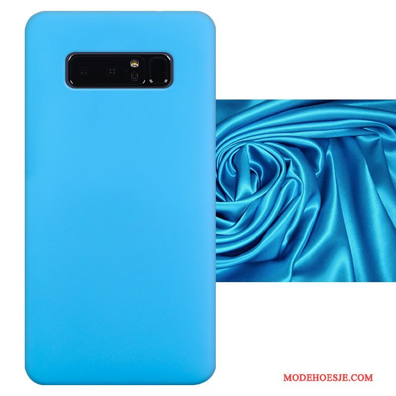 Hoesje Samsung Galaxy Note 8 Bescherming Donkerblauwtelefoon, Hoes Samsung Galaxy Note 8 Anti-fall Hard