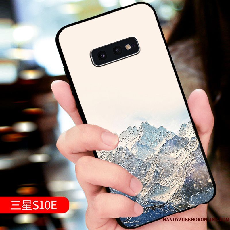 Hoesje Samsung Galaxy S10e Zakken Nieuw Groen, Hoes Samsung Galaxy S10e Bescherming Telefoon Trend