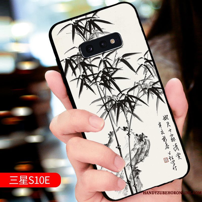 Hoesje Samsung Galaxy S10e Zakken Nieuw Groen, Hoes Samsung Galaxy S10e Bescherming Telefoon Trend