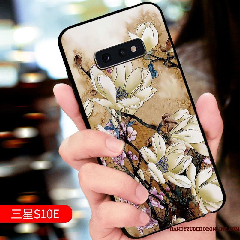 Hoesje Samsung Galaxy S10e Zakken Nieuw Groen, Hoes Samsung Galaxy S10e Bescherming Telefoon Trend