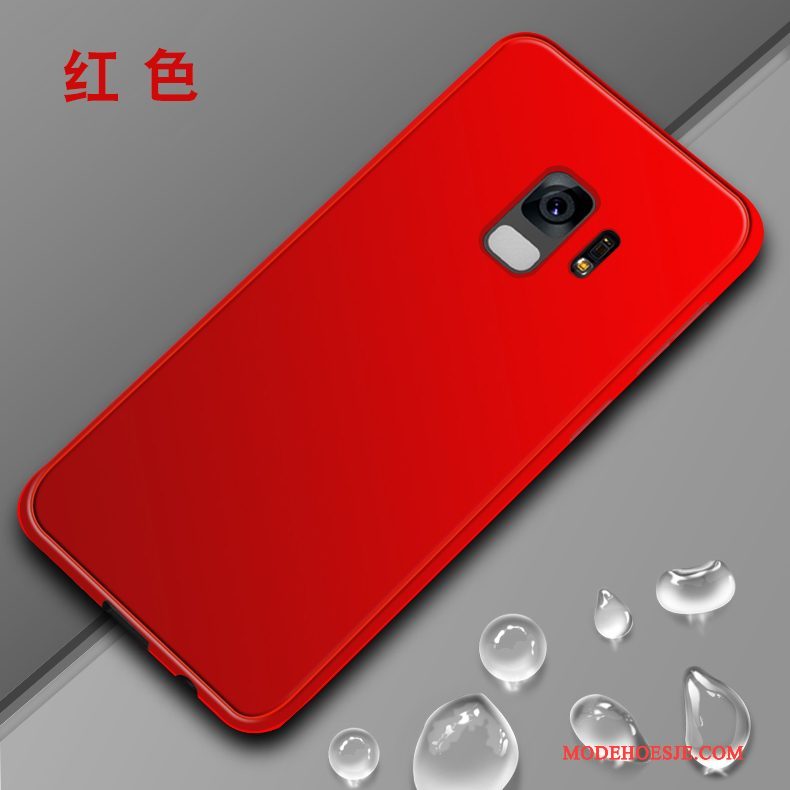 Hoesje Samsung Galaxy S9 Zakken Dun Rood, Hoes Samsung Galaxy S9 Zacht Trend Schrobben