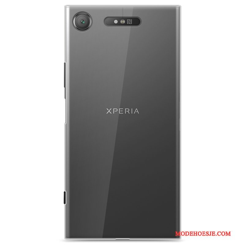 Hoesje Sony Xperia Xz1 Spotprent Rood Hard, Hoes Sony Xperia Xz1 Geschilderd Telefoon Anti-fall