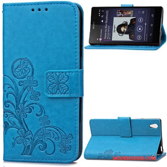 Hoesje Sony Xperia Z2 Siliconen Rood Hanger, Hoes Sony Xperia Z2 Zakken Anti-fall