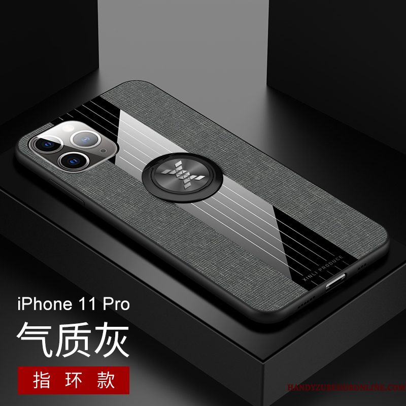 Hoesje iPhone 11 Pro Ondersteuning Persoonlijk Anti-fall, Hoes iPhone 11 Pro Scheppend Trend Rood