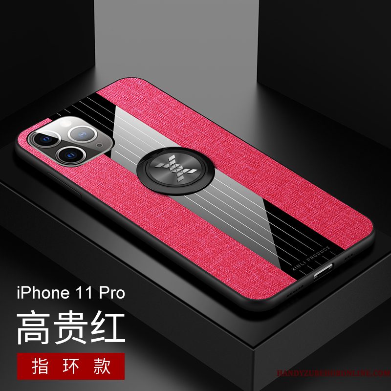 Hoesje iPhone 11 Pro Ondersteuning Persoonlijk Anti-fall, Hoes iPhone 11 Pro Scheppend Trend Rood