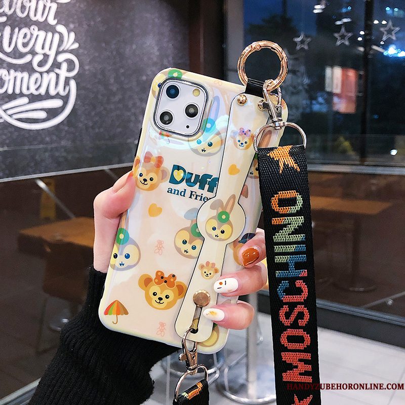 Hoesje iPhone 11 Pro Scheppend Hart Trendy Merk, Hoes iPhone 11 Pro Siliconen Hangertelefoon