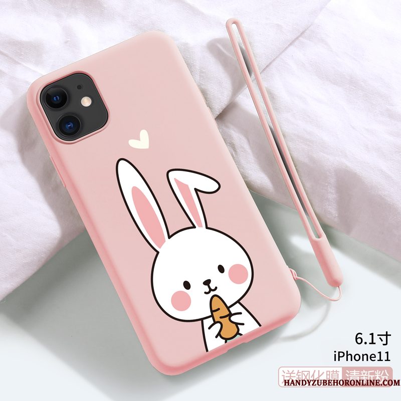 Hoesje iPhone 11 Spotprent Hanger Dun, Hoes iPhone 11 Zacht Trendy Merktelefoon