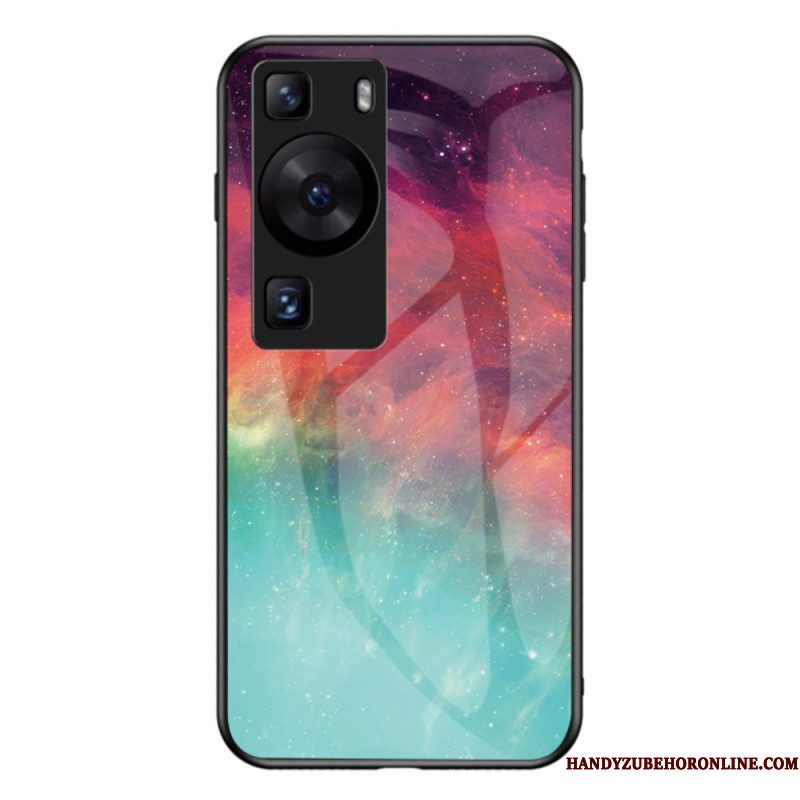 Hoesje voor Huawei P60 Pro Hemelgehard Glas