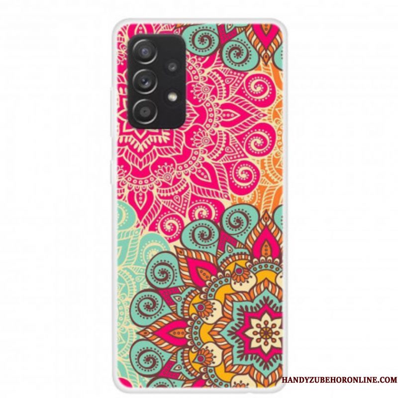 Hoesje voor Samsung Galaxy A52 4G / A52 5G / A52s 5G Mandala-trend