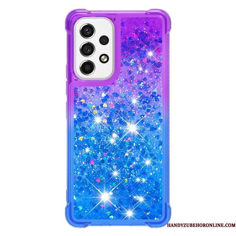 Hoesje voor Samsung Galaxy A53 5G Kleur Pailletten