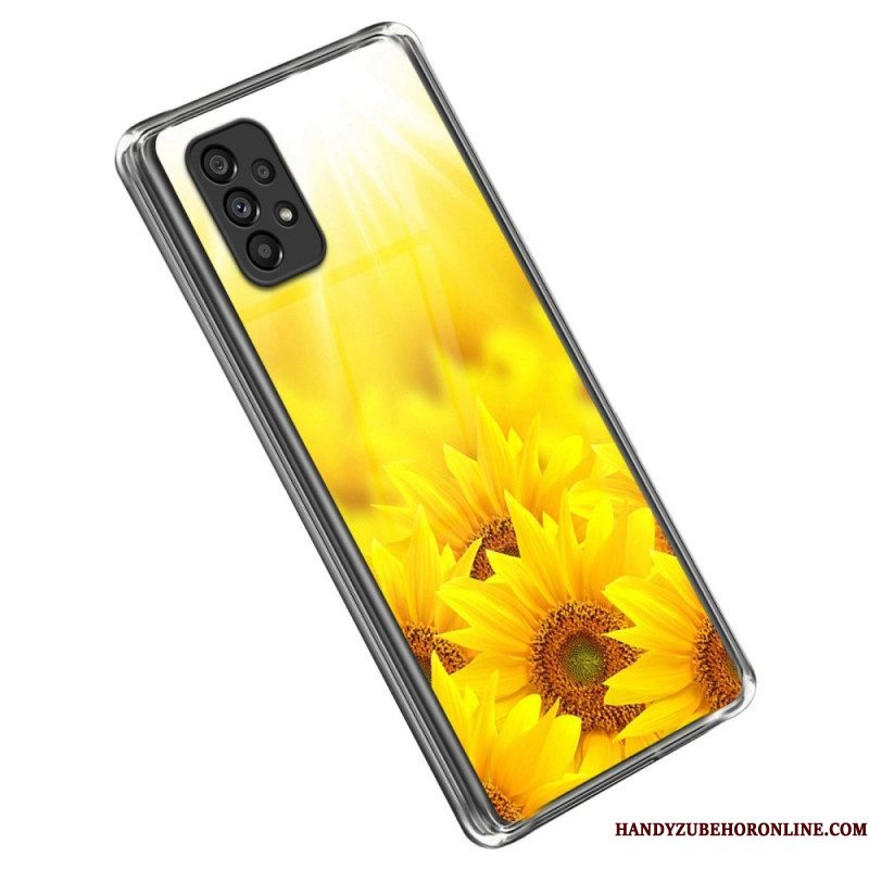 Hoesje voor Samsung Galaxy A53 5G Zonnebloemen