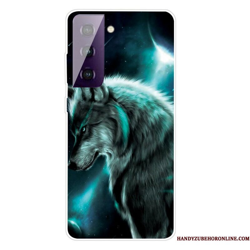 Hoesje voor Samsung Galaxy S21 FE Koninklijke Wolf